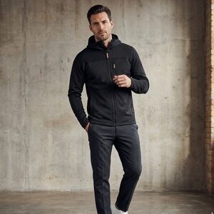 Fjallraven Black Abisko Trail Fleece Jacket